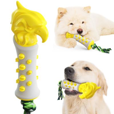 China Durable Eco-Friendly High-End Viable I.Q. Interactive Squeaking Training Non-Toxic Ultra Durable Silicone Cat Dog Pet Chew Toys for sale