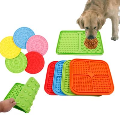 China Automatic Durable Silicone Dog Lick Licking Pad for sale