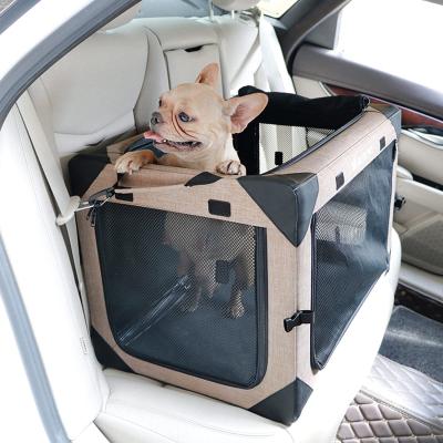 China Viable Travel Packing Collapsible Collapsible Pet Stroller Dog Portable Carrier Bags for sale