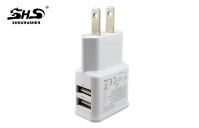 China Samsung Galaxy 2A Dual USB Wall Chargers , USA Flat Foldable Plug for sale