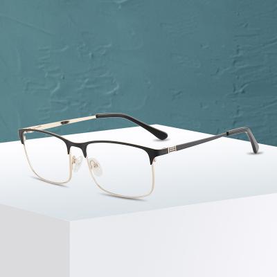 China Decoration For Wearing Men High Quality Logo Metal Optical Frame Eyeglasses Custom Made Optical for sale