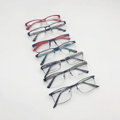 China Usage: Stock Optical Frames Assorted Glass Ready Mixed Cheap Acetate Stock Eyewear Optical Glasses Frames for sale