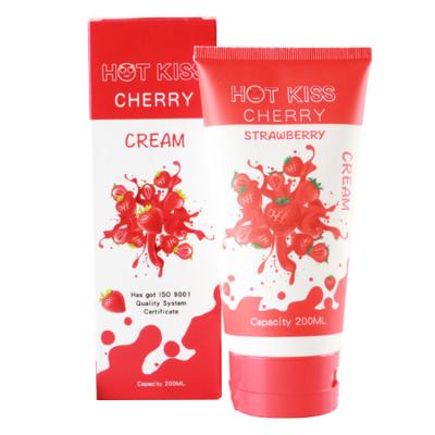 China Improve Sex Experience HOTKIISS Hot Selling Lubricant 200ml Fruit Flavored Water Soluble Lubricant Can Be Used For Adult Anal Sex for sale