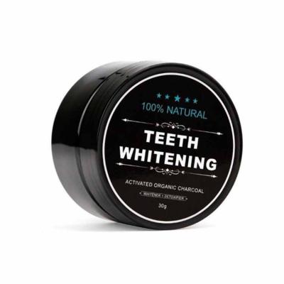 China For Home Use Private Label Care 100% Charcoal Natural Oral White Activated Organic Teeth Whitening Powder for sale