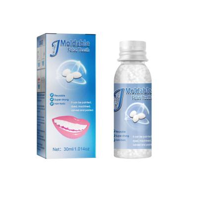 China For Home Use Wholesale Temporary Teeth Repair Granules For Teeth Gashes Reusable Jaysuing False Teeth Moldable for sale