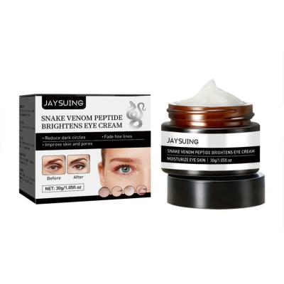 China Hot Selling Anti-wrinkle Jaysuing Snake Venom Peptide Brighten Eye Skin Care Under Eye Cream for sale