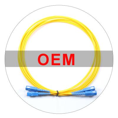 China FTTH 3M UPC/PC/APC ST FC LC Single Mode Duplex SM MM 3M Fiber Optic Patch Multimode Simplex Cord for sale