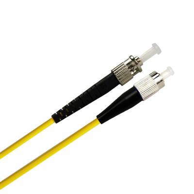 China 3 Meter FTTH Fiber Optic Patch Tie FTTH SM Single Mode FC To ST Fiber Jumper for sale