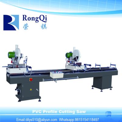 China Plastic Profile Mitre Saw/Double Cutting Saw/PVC Window Cutting Saw Machine for sale