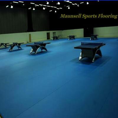 China Indoor/Outdoor Interlocking Pvc Table Tennis Sports Flooring 1.8M*15M*3.0~10MM Per Roll for sale