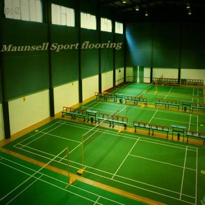 China Global Supplier Environmentally Friendly Badminton Court Sports Flooring Mat for sale