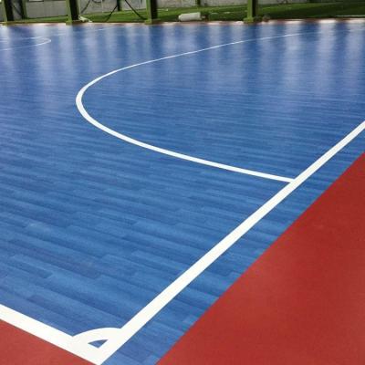 China Sport Court Flooring Materials Football Field Used PVC Vinyl Plasticity Sports Flooring Sheet for sale