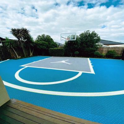 China Anti Slip SUGE PP Football Futsal Soccer Indoor Outdoor Plastic Court Flooring Made By Virgin Polypropylene for sale