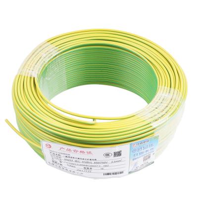 China 300/500V Solid Construction Netting 0.5mm Core Copper Single Core 1mm PVC Insulated Electrical Wire for sale