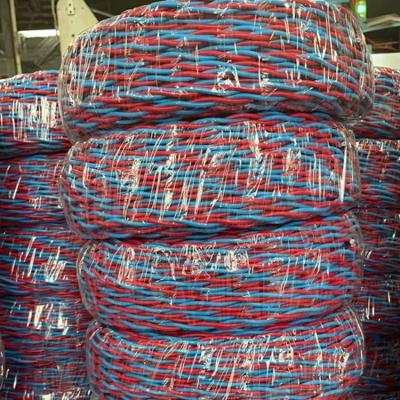 China Overhead 300V 2 Cores 0.5 0.75 1 1.5 2.5 Mm Home Igniting Aerial Fire Alarm RVS Flexible Twisted Electrical Wire for sale