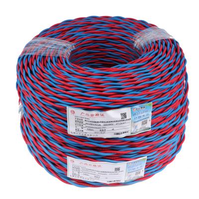 China Suitable for AC rated voltage of 450/750V and below WZBN-RYJS copper low-flame and flame retardant non-halogen firefighting stranded electrical wire for sale