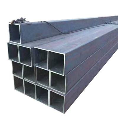 China High quality square cross section corten square structure pipe price steel tube per foot receiving transmission tuberia de acero for sale