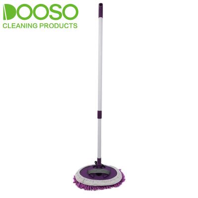 China Sustainable Car Bathroom Wet Dry Wash Cleaning Flat Broom Chenille Mop Head for sale