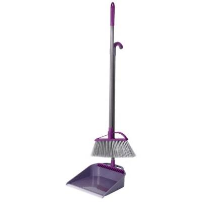 China New Design Easy To Remove Dirt Broom And Dustpan Cleaning Set For Household Cleaning for sale