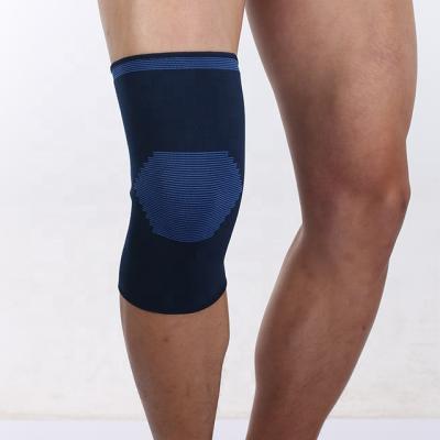 China Adult PARAGON FITNESS 3D Knitted Elastic Nylon Knee Supports Sleeve Compression Sports Knee Brace for sale