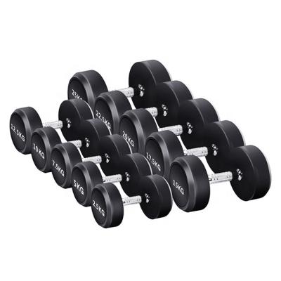 China Wholesale PARAGON FITNESS Bodybuilding Hex Dumbbell Home Use Chrome Fixed Dumbbell PEV Dumbbells for sale