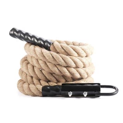 China PARAGON FITNESS Outdoor Custom Gym Fitness Hemp Professional Climbing Rope for sale