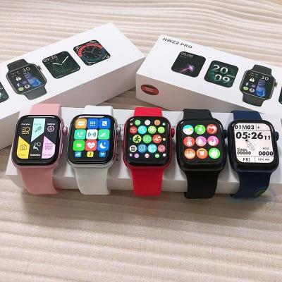 China Hot Selling GPS Navigation Smart Watch Hw22 Series 6 Pro With Dual Button Support Charging Fitness Band Wireless Smart Watch Hw22 Pro for sale