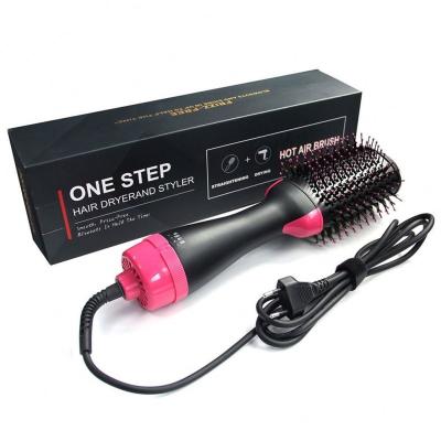 China Pick Flat Electric Comb Hot Air Brush Straightener Hair Brush Private Label Brand Hot Iron Airbrush for sale