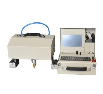 China Metal Materials Dot Peen Marking Machine /Touch Screen Dot And Peen Marking for sale