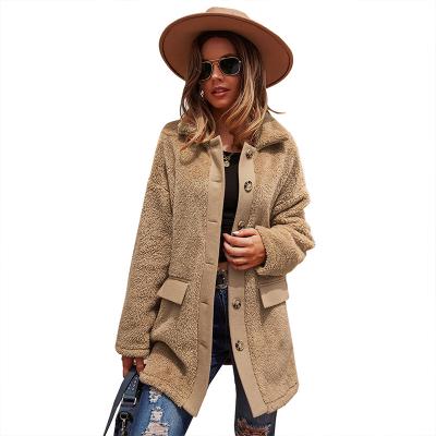 China New Fashion Spring Winter Medium Long Elegant Women Sheath Breathable Dishonest Fur Coat for sale