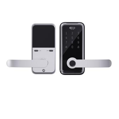 China Zinc Alloy/304 Stainless Steel Digital Door Lock NFC Fingerprint Card Safe Electric wifi Keyless APP Smart wifi Smart Button Touch Screen Locks for sale