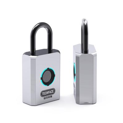 China High Security Rustproof Electronic Locks Waterproof Biometric Fingerprint Anti Theft Resist Strong Tension Force bluetooth Smart Padlock for sale