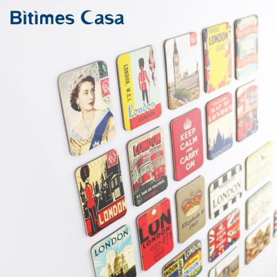 China Wholesale Vintage World Famous City Souvenir Fridge Tourist Fridge Magnets For Paris New York London Home Decoration for sale