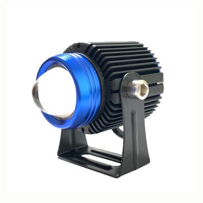 China Hot Sale Mini Lens Motorcycle Led Lights Projector Diecast Aluminum Housing Headlight Driving Lamp Motor Auto Projector Lighting System for sale