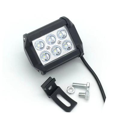 China Led work light 4 inch spotlight 18w 3000lm 6000k aluminum led tractor work lights 18w for offroad vehicle for sale