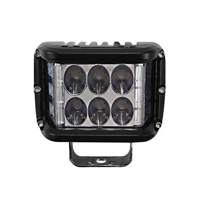 China Led Work Light 36w 6000K 3000lm Triple Color Strobe Led Work Light Bar For Truck ATV SUV 4WD for sale