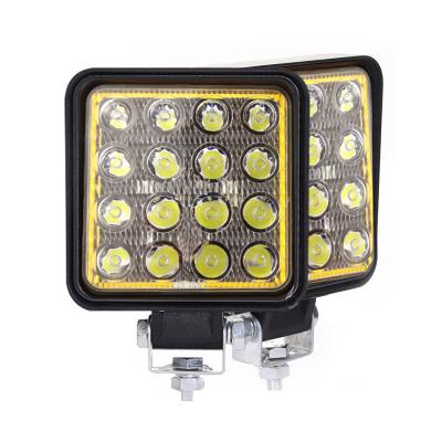 China Wholesale light led work light aluminumg square 48w led work light 48w for truck for sale