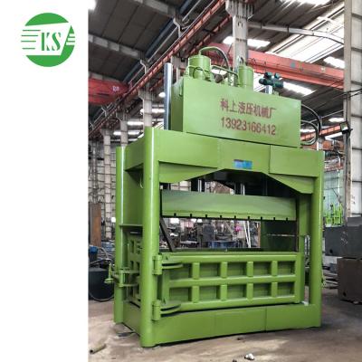 China Reusing Keshang YJ-350T Automation Vertical Baler Scrap Baler Machine For Vertical Metal Bailer for sale