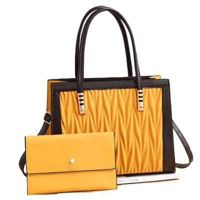 China Lady Women Handbags Ladies Bag Sets 2 Pieces Handbag Set for sale