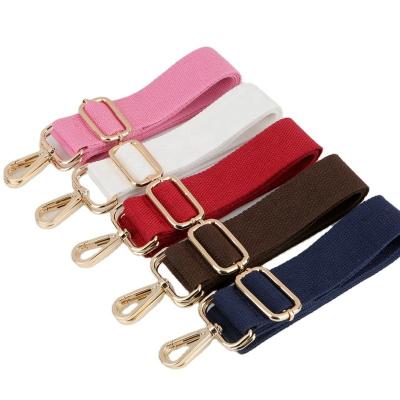 China Fabric Customized Polyester Cotton Polyester Wide Shoulder Belt Ladies Nylon Adjustable Cross - Body Bag Straps for sale