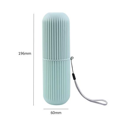 China Viable Outdoor Storage Case Portable Toothbrush Case Lid Bracket Tube Cover Travel Toothbrush Cup for sale