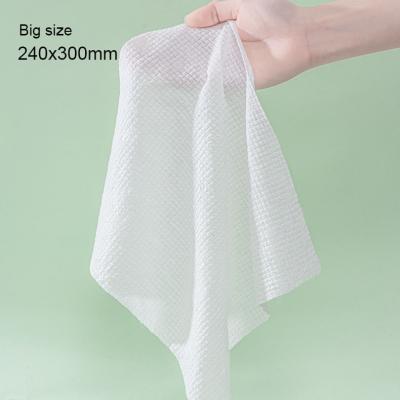 China Factory Wholesale Natural Fiber Cotton Disposable Face Towel Cleaning Pad OEM and ODM for sale