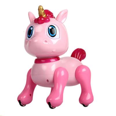 China Dancing and Singing SAMEWIN New Toy Robot 2022 Dancing Robot Toy with Light and Music Robotic Toy for Kid Smart Unicorn for sale