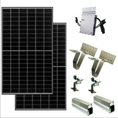 China BS-600 home use Balkonkraftwerk off-grid and grid-connected Set Solar Power System 600w Balkonkraftwerk 110V complete System for sale