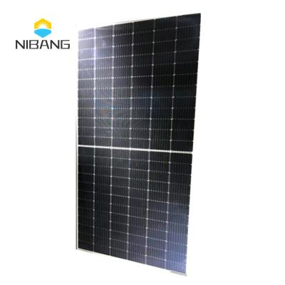 China Shingled Mono Cells overlap solar panels 350w 380w bifacial double glass PV modules for solar power plant for sale