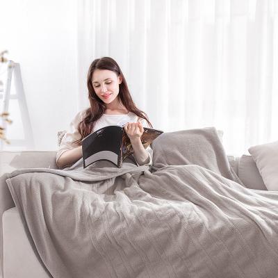 China Anti-Static EU winter bestseller washable warm electric blanket wearable flannel soft washable electric blanket for sale