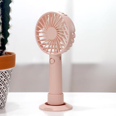 China Hotel Wholesale Mini Fan Portable Macaron Handheld USB Rechargeable Fan Clip Foldable Hand Fan for sale