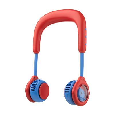 China New Hotel Outdoor Sports Portable Lazy Neck Band Fan Children for sale