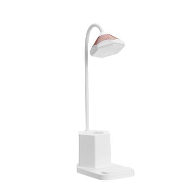 China Modern USB Charger LED Desk Lamp Charging Eye-friendly Dimmable Table Lamp for sale