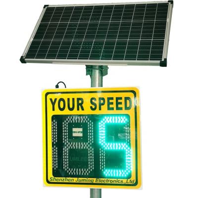 China Iron Aluminum Factory Direct Solar Traffic Speed ​​Limit Signs Led Car Digital Speed ​​Display Radar Limit Display Sign for sale